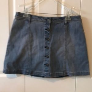 NWT NY & Co jean mini skirt